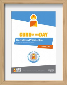 Web Guru Awards - Site of the Day Certificate - DLD