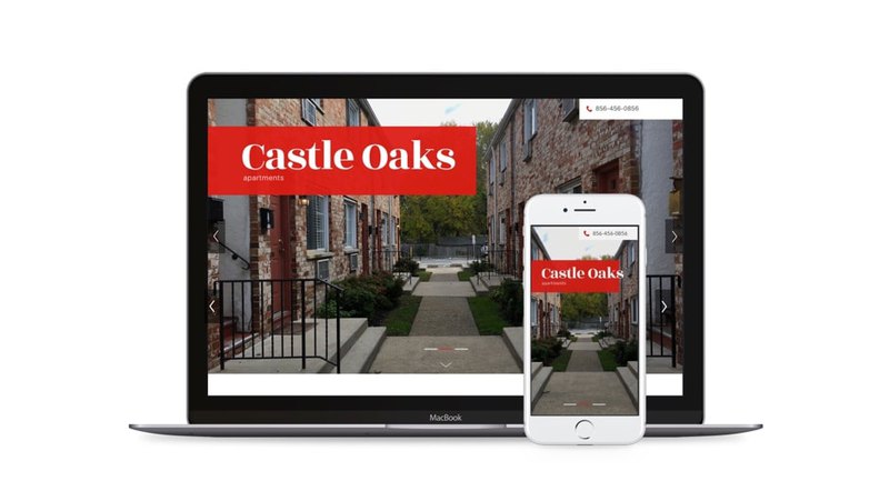 Castle Oaks web design in other devices