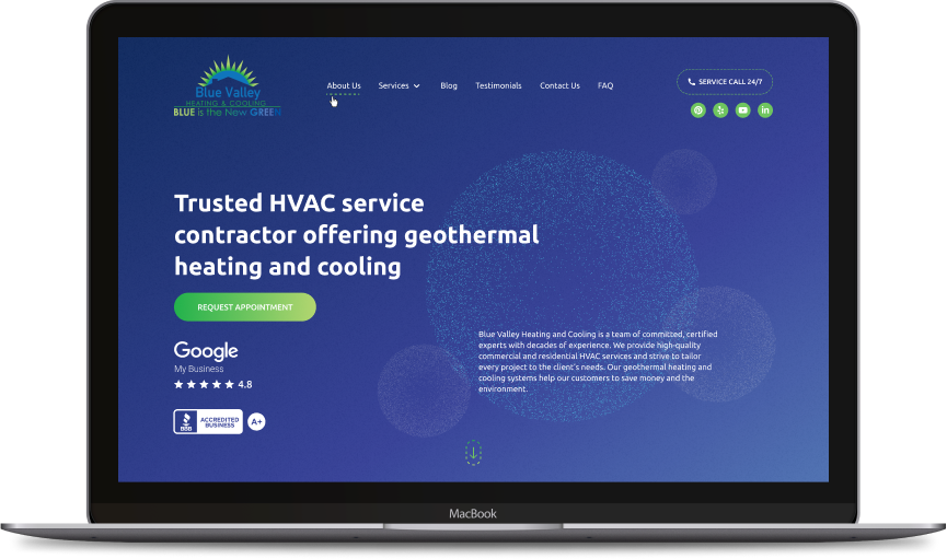 IMac image Blue Valley Heating and Cooling