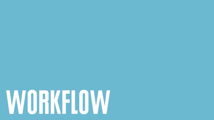 Workflow of website creation