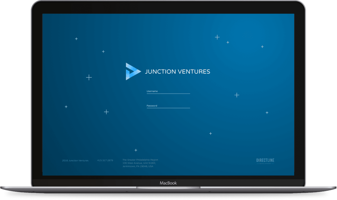 Junction Ventures on MacBook