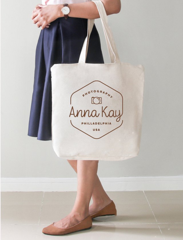 Anya Kay logotype on the bag