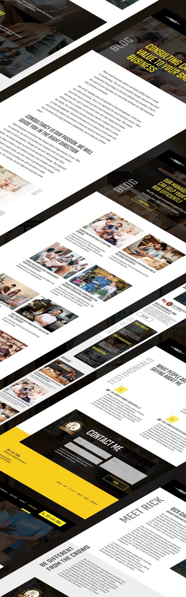 All page design  - Pioneer Small Business