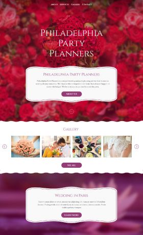 Different versions to design Version 3 | Philadelphia Party Planners