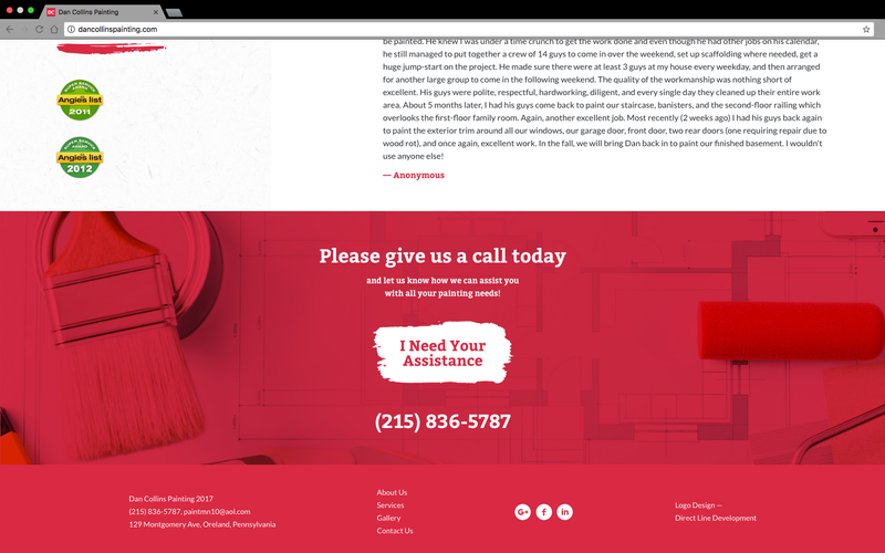 Example of call-to-action for web design, img 1