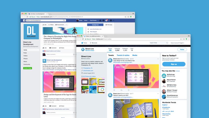 Facebook and Twitter for your site promotion