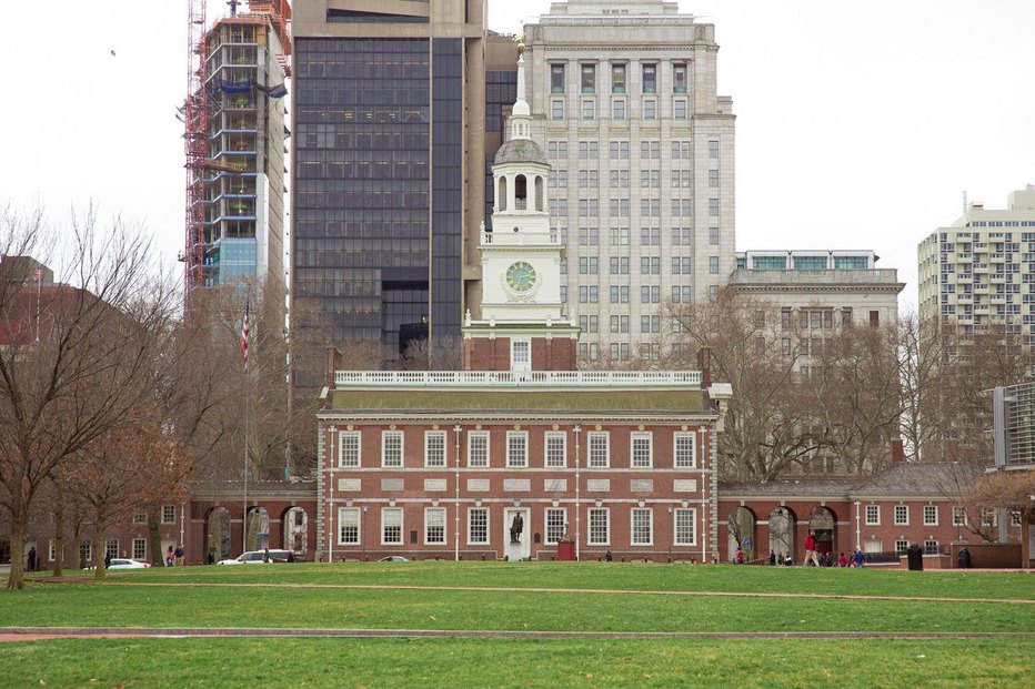 Independence hall in Philadelphia, PA