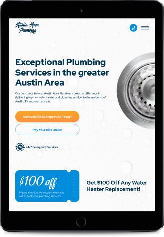 IPad image Austin Area Plumbing