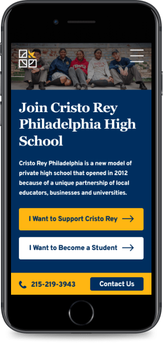 IPhone image Cristo Rey Philadelphia High School
