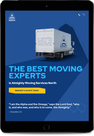 IPad image Almighty Moving Services