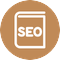 Icon Create SEO optimized texts with clear and comprehensive for the user information