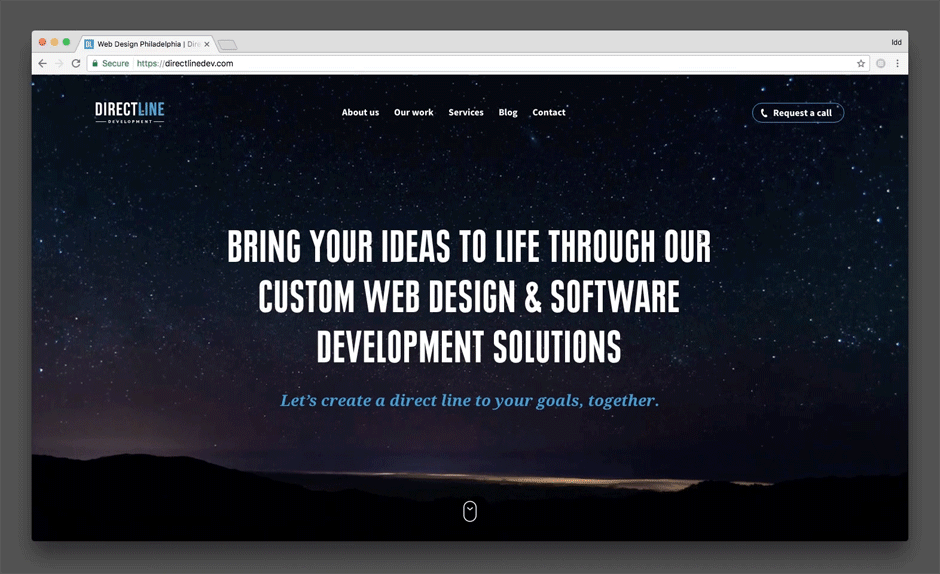 Parallax in web design